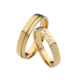 Rauschmayer Trauringe First Individual Love 3D mit 9 Brillanten - 03040